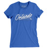 Orlando Retro Women's T-Shirt-True Royal-Allegiant Goods Co. Vintage Sports Apparel
