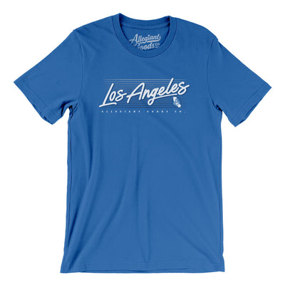 Los Angeles Retro Men/Unisex T-Shirt-True Royal-Allegiant Goods Co. Vintage Sports Apparel