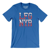 Lfg Nyr Men/Unisex T-Shirt-True Royal-Allegiant Goods Co. Vintage Sports Apparel