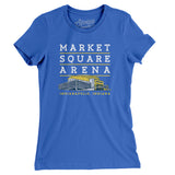 Market Square Arena Indianapolis Women's T-Shirt-Allegiant Goods Co. Vintage Sports Apparel