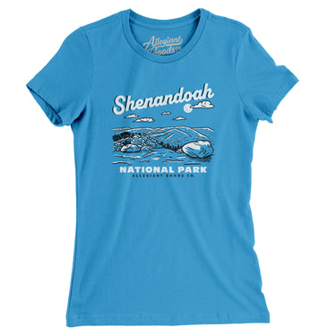 Shenandoah National Park Women's T-Shirt-Allegiant Goods Co. Vintage Sports Apparel