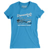 Shenandoah National Park Women's T-Shirt-Turquoise-Allegiant Goods Co. Vintage Sports Apparel