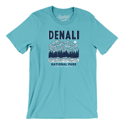 Denali National Park Men/Unisex T-Shirt-Turquoise-Allegiant Goods Co. Vintage Sports Apparel