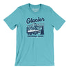 Glacier National Park Men/Unisex T-Shirt-Turquoise-Allegiant Goods Co. Vintage Sports Apparel