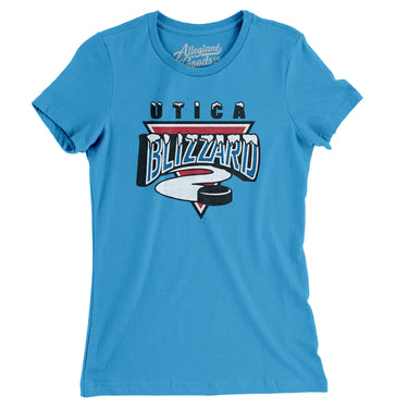 Utica Blizzard Women's T-Shirt-Allegiant Goods Co. Vintage Sports Apparel