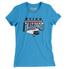 Utica Blizzard Women's T-Shirt-Turquoise-Allegiant Goods Co. Vintage Sports Apparel