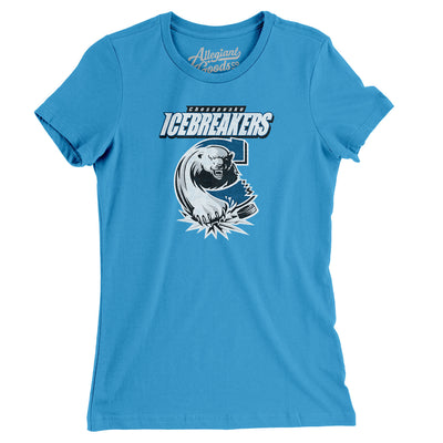 Chesapeake Icebreakers Women's T-Shirt-Turquoise-Allegiant Goods Co. Vintage Sports Apparel