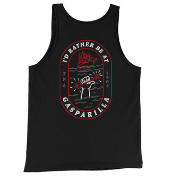 I'd Rather Be At Gasparilla Men/Unisex Tank Top-Allegiant Goods Co. Vintage Sports Apparel