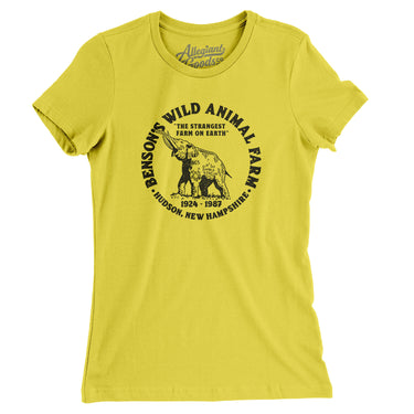 Benson’s Wild Animal Farm Women's T-Shirt-Allegiant Goods Co. Vintage Sports Apparel