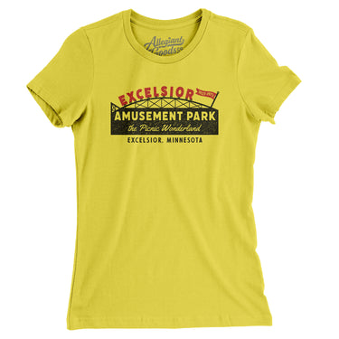 Excelsior Amusement Park Women's T-Shirt-Allegiant Goods Co. Vintage Sports Apparel