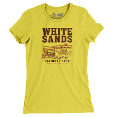 White Sands National Park Women's T-Shirt-Allegiant Goods Co. Vintage Sports Apparel