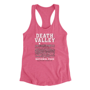 Death Valley National Park Women's Racerback Tank-Allegiant Goods Co. Vintage Sports Apparel