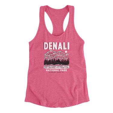 Denali National Park Women's Racerback Tank-Allegiant Goods Co. Vintage Sports Apparel