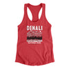 Denali National Park Women's Racerback Tank-Vintage Red-Allegiant Goods Co. Vintage Sports Apparel