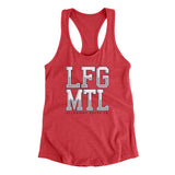 Lfg Mtl Women's Racerback Tank-Vintage Red-Allegiant Goods Co. Vintage Sports Apparel