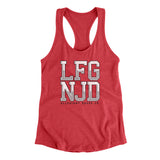 Lfg Njd Women's Racerback Tank-Allegiant Goods Co. Vintage Sports Apparel