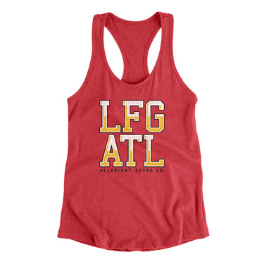 Lfg Atl Women's Racerback Tank-Allegiant Goods Co. Vintage Sports Apparel