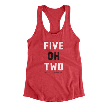 Lousiville 502 Women's Racerback Tank-Allegiant Goods Co. Vintage Sports Apparel