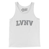 Lvnv Varsity Men/Unisex Tank Top-Allegiant Goods Co. Vintage Sports Apparel