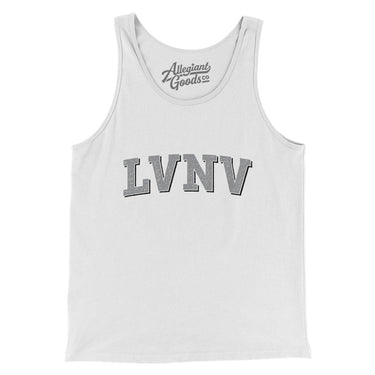 Lvnv Varsity Men/Unisex Tank Top-Allegiant Goods Co. Vintage Sports Apparel