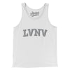 Lvnv Varsity Men/Unisex Tank Top-White-Allegiant Goods Co. Vintage Sports Apparel