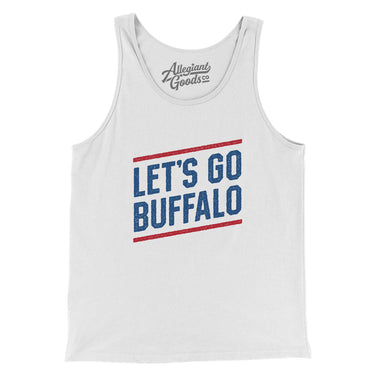 Let's Go Buffalo Men/Unisex Tank Top-Allegiant Goods Co. Vintage Sports Apparel
