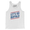 Let's Go Buffalo Men/Unisex Tank Top-White-Allegiant Goods Co. Vintage Sports Apparel