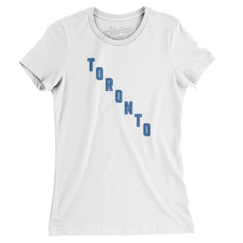 Toronto Hockey Jersey Women's T-Shirt-White-Allegiant Goods Co. Vintage Sports Apparel