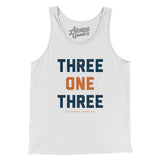 Detroit 313 Area Code Men/Unisex Tank Top-Allegiant Goods Co. Vintage Sports Apparel