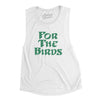 For The Birds Women's Flowey Scoopneck Muscle Tank-White-Allegiant Goods Co. Vintage Sports Apparel