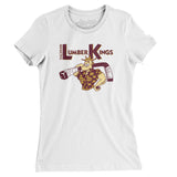 Saginaw Lumberkings Women's T-Shirt-Allegiant Goods Co. Vintage Sports Apparel