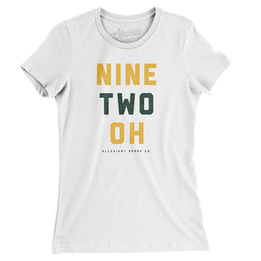 Green Bay 920 Area Code Women's T-Shirt-Allegiant Goods Co. Vintage Sports Apparel
