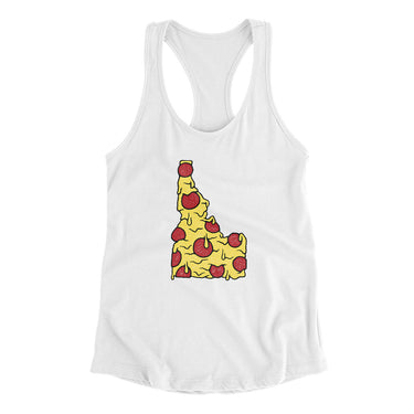 Idaho Pizza State Women's Racerback Tank-Allegiant Goods Co. Vintage Sports Apparel