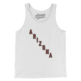 Arizona Hockey Jersey Men/Unisex Tank Top-White-Allegiant Goods Co. Vintage Sports Apparel