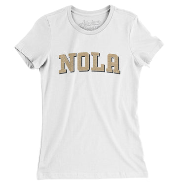 Nola Varsity Women's T-Shirt-Allegiant Goods Co. Vintage Sports Apparel