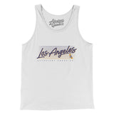 Los Angeles Retro Men/Unisex Tank Top-Allegiant Goods Co. Vintage Sports Apparel
