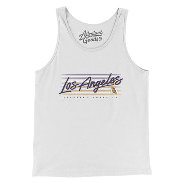 Los Angeles Retro Men/Unisex Tank Top-Allegiant Goods Co. Vintage Sports Apparel