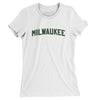 Milwaukee Varsity Women's T-Shirt-White-Allegiant Goods Co. Vintage Sports Apparel