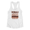 Denali National Park Women's Racerback Tank-White-Allegiant Goods Co. Vintage Sports Apparel