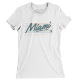Miami Retro Women's T-Shirt-Allegiant Goods Co. Vintage Sports Apparel