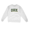 Oak Varsity Midweight Crewneck Sweatshirt-White-Allegiant Goods Co. Vintage Sports Apparel