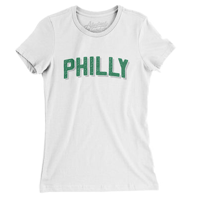 Philly Varsity Women's T-Shirt-White-Allegiant Goods Co. Vintage Sports Apparel