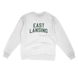 East Lansing Michigan Varsity Midweight Crewneck Sweatshirt-Allegiant Goods Co. Vintage Sports Apparel
