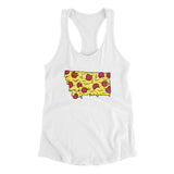 Montana Pizza State Women's Racerback Tank-Allegiant Goods Co. Vintage Sports Apparel