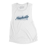 Nashville Retro Women's Flowey Scoopneck Muscle Tank-Allegiant Goods Co. Vintage Sports Apparel