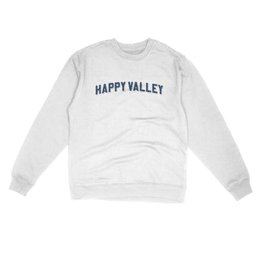 Happy Valley Varsity Midweight Crewneck Sweatshirt-White-Allegiant Goods Co. Vintage Sports Apparel