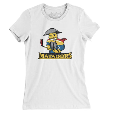 Miami Matadors Women's T-Shirt-Allegiant Goods Co. Vintage Sports Apparel