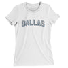 Dallas Varsity Women's T-Shirt-White-Allegiant Goods Co. Vintage Sports Apparel
