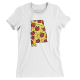 Alabama Pizza State Women's T-Shirt-Allegiant Goods Co. Vintage Sports Apparel