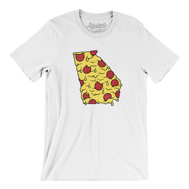 Georgia Pizza State Men/Unisex T-Shirt-Allegiant Goods Co. Vintage Sports Apparel